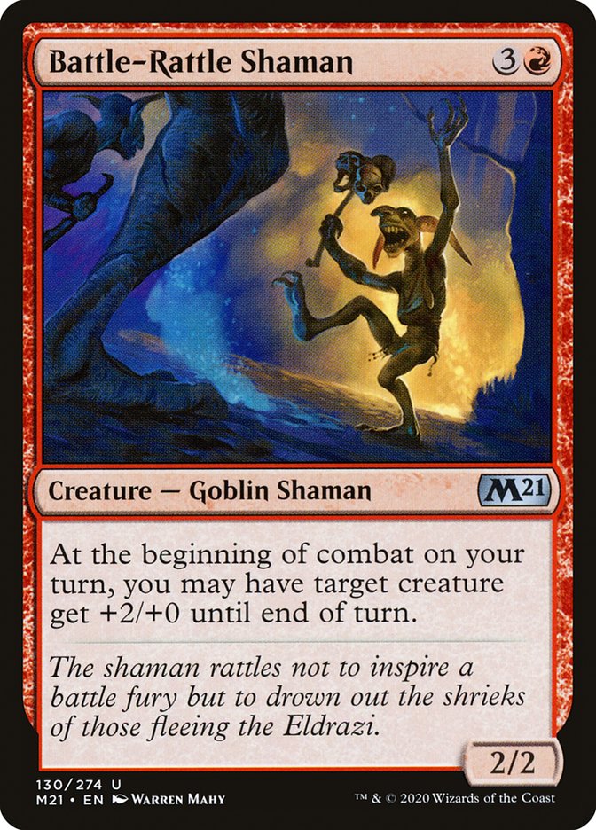 Battle-Rattle Shaman [Core Set 2021] | Clutch Gaming