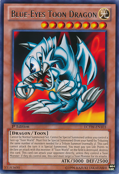 Blue-Eyes Toon Dragon [LCYW-EN103] Rare | Clutch Gaming