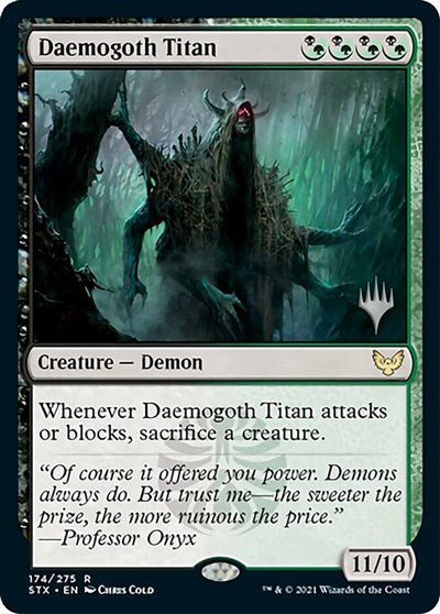 Daemogoth Titan (Promo Pack) [Strixhaven: School of Mages Promos] | Clutch Gaming