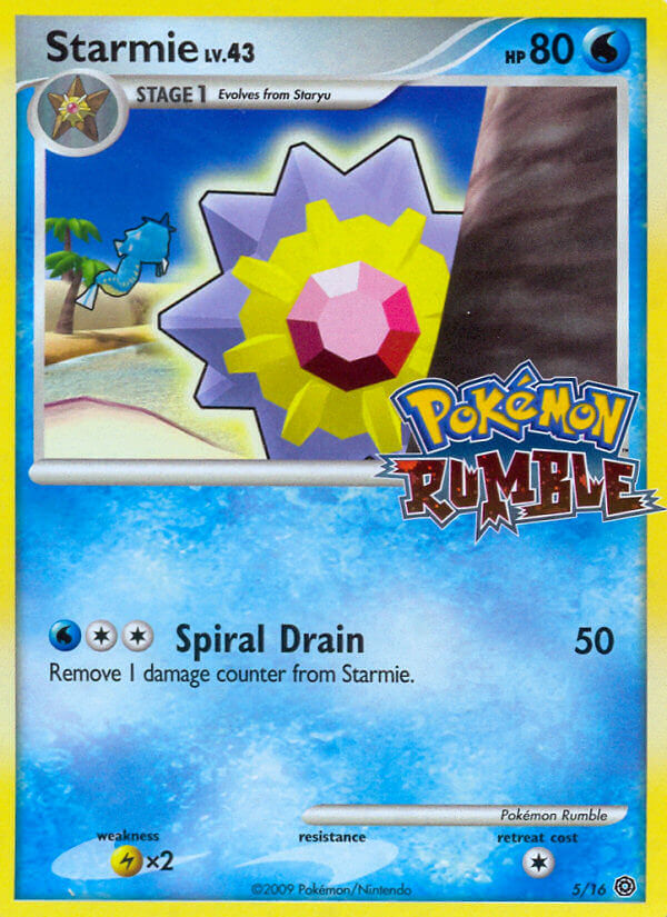 Starmie (5/16) [Pokémon Rumble] | Clutch Gaming