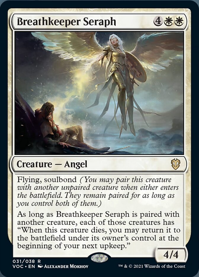 Breathkeeper Seraph [Innistrad: Crimson Vow Commander] | Clutch Gaming