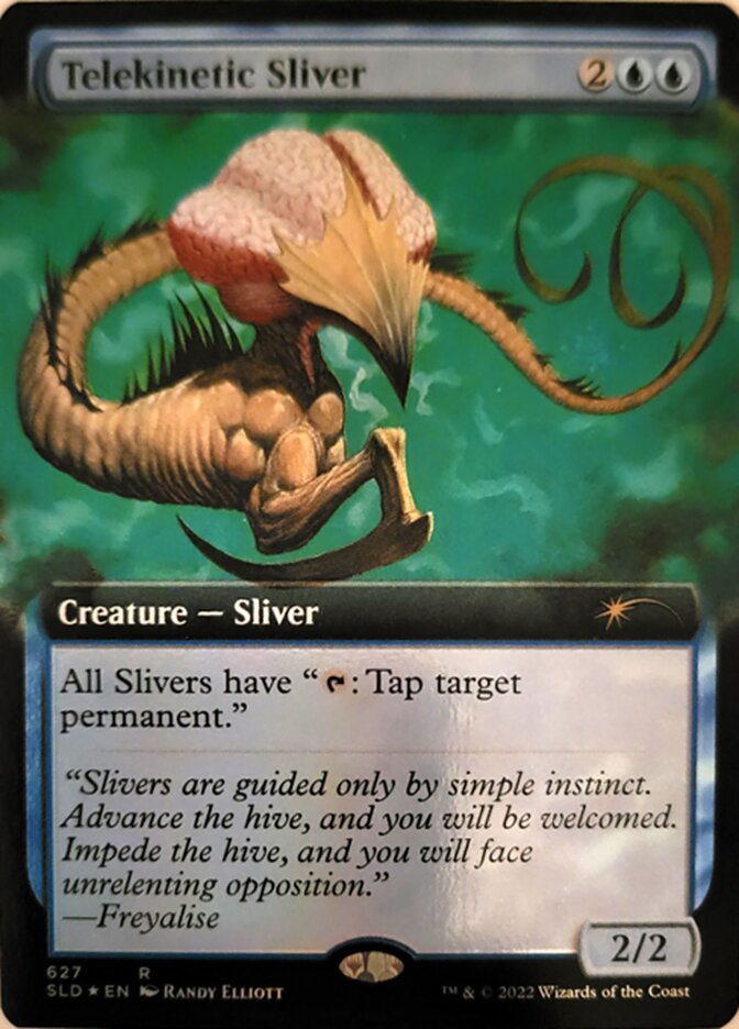 Telekinetic Sliver (Extended Art) [Secret Lair Drop Promos] | Clutch Gaming