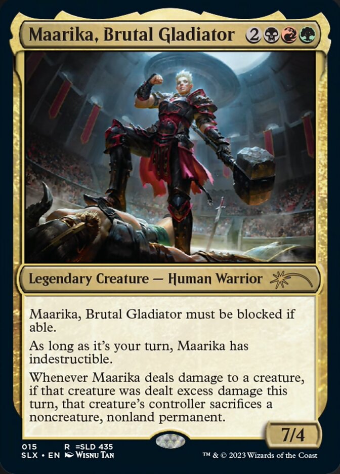 Maarika, Brutal Gladiator [Secret Lair: Universes Within] | Clutch Gaming