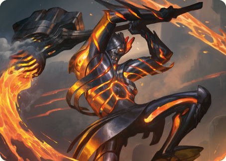 Forgehammer Centurion Art Card [Phyrexia: All Will Be One Art Series] | Clutch Gaming