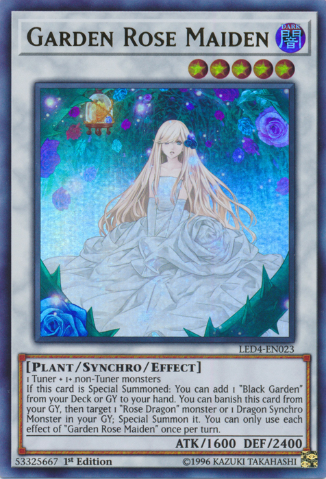 Garden Rose Maiden [LED4-EN023] Ultra Rare | Clutch Gaming