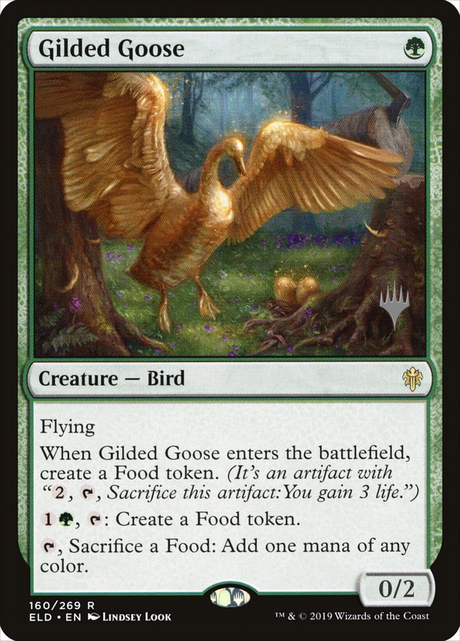 Gilded Goose (Promo Pack) [Throne of Eldraine Promos] | Clutch Gaming