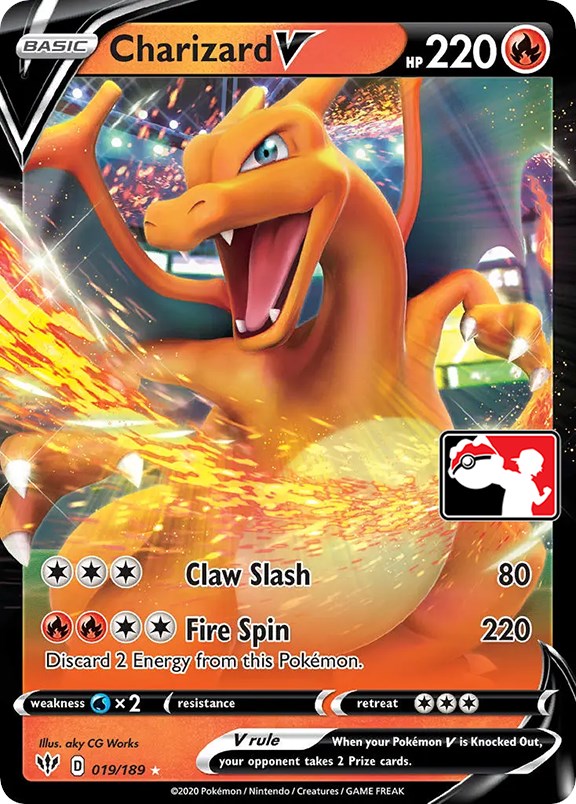 Charizard V (019/189) [Prize Pack Series One] | Clutch Gaming