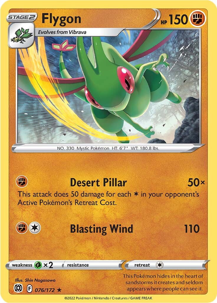 Flygon (076/172) [Sword & Shield: Brilliant Stars] | Clutch Gaming