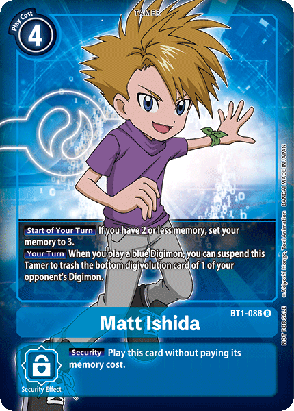 Matt Ishida [BT1-086] (Buy-A-Box Promo) [Release Special Booster Ver.1.0 Promos] | Clutch Gaming