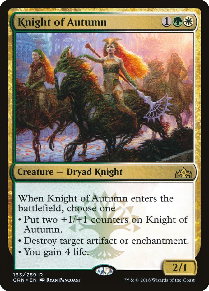 Knight of Autumn [Guilds of Ravnica] | Clutch Gaming