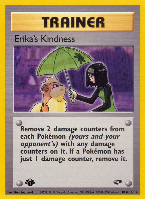 Erika's Kindness (103/132) [Gym Challenge 1st Edition] | Clutch Gaming