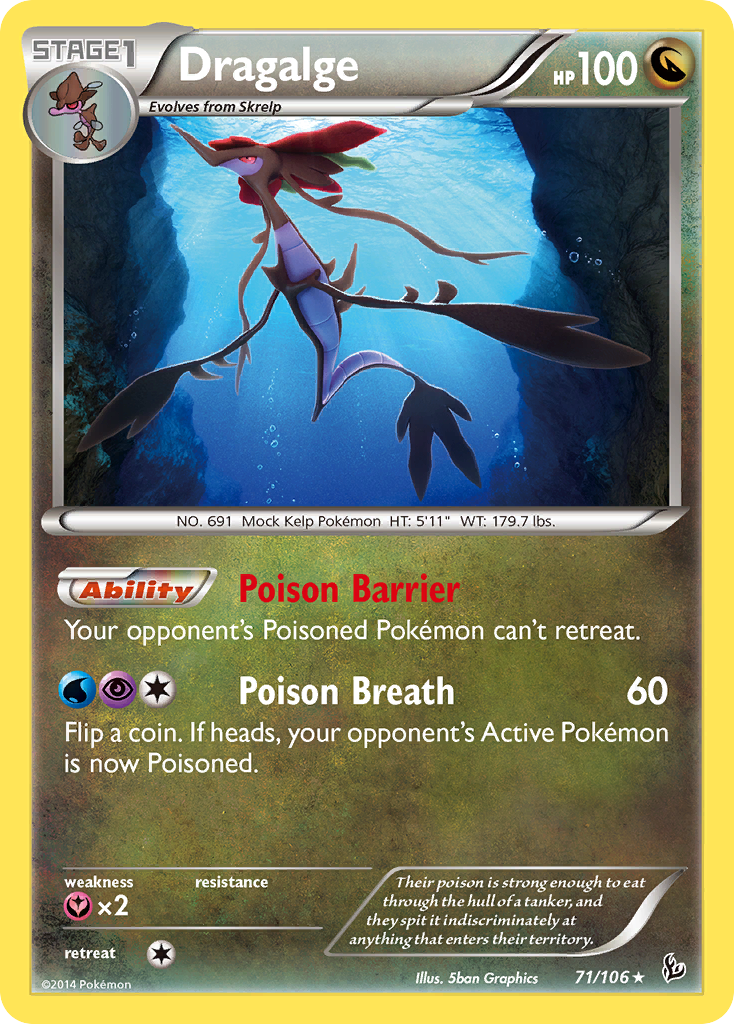 Dragalge (71/106) [XY: Flashfire] | Clutch Gaming