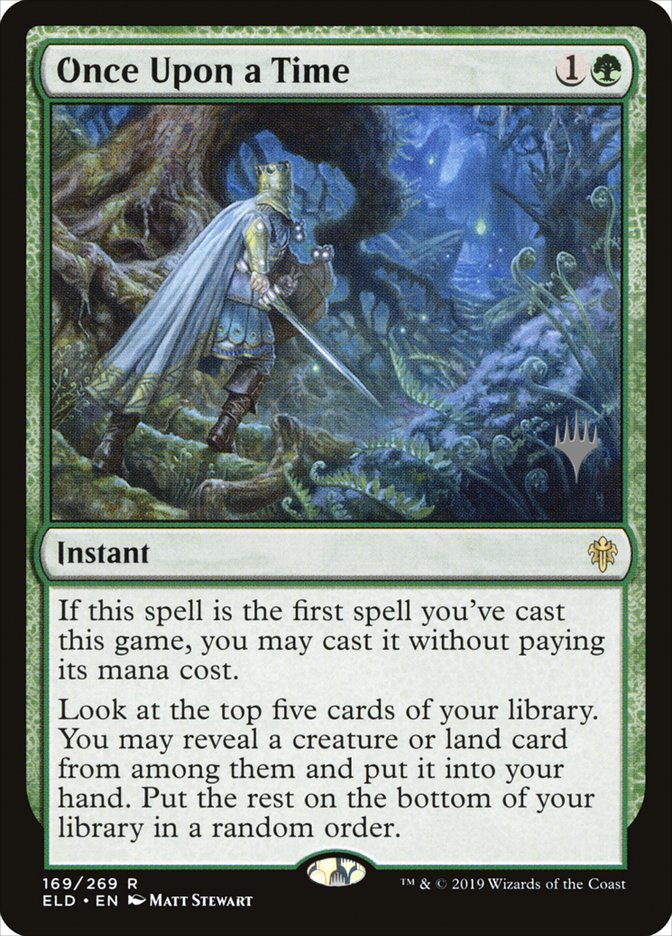 Once Upon a Time (Promo Pack) [Throne of Eldraine Promos] | Clutch Gaming