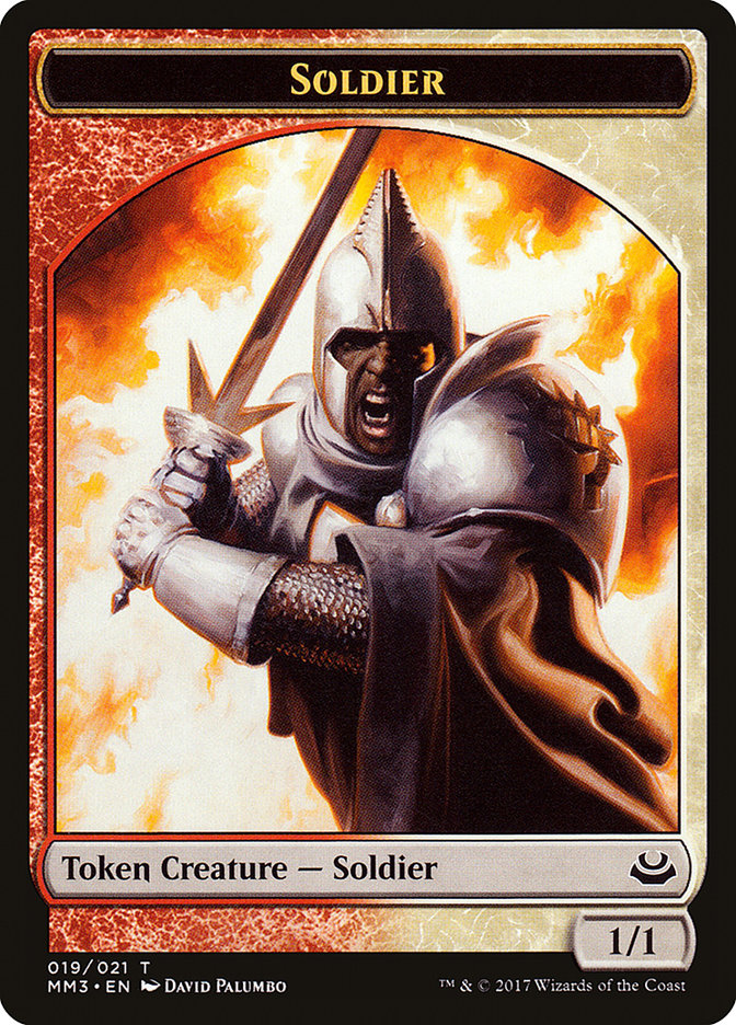 Soldier Token (019/021) [Modern Masters 2017 Tokens] | Clutch Gaming