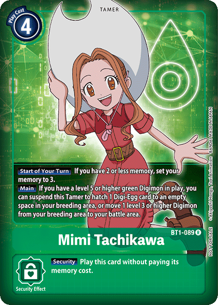 Mimi Tachikawa [BT1-089] (Buy-A-Box Promo) [Release Special Booster Ver.1.0 Promos] | Clutch Gaming