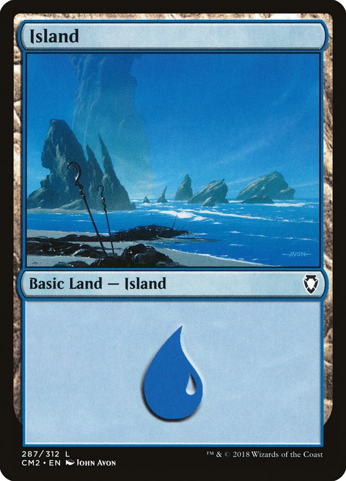 Island (287) [Commander Anthology Volume II] | Clutch Gaming