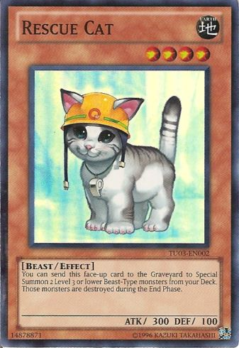 Rescue Cat [TU03-EN002] Super Rare | Clutch Gaming