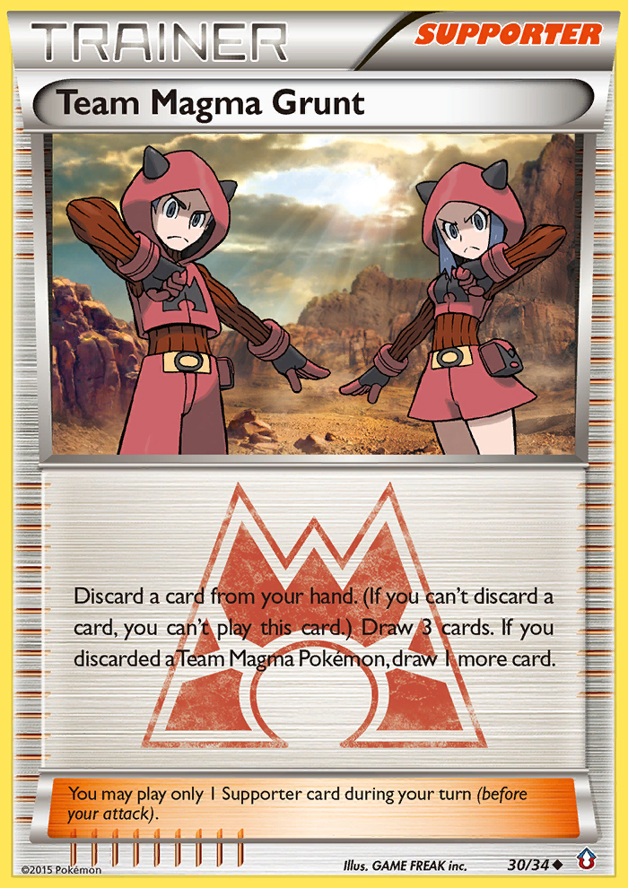 Team Magma Grunt (30/34) [XY: Double Crisis] | Clutch Gaming