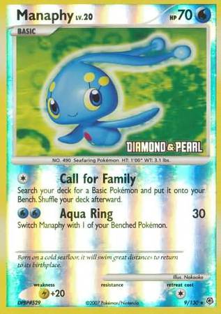 Manaphy (9/130) [Burger King Promos: 2008 Collection] | Clutch Gaming