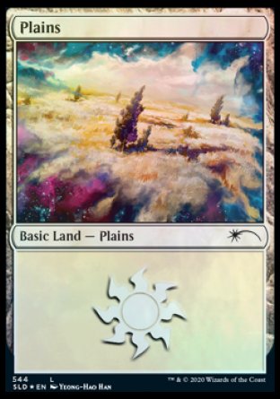 Plains (Enchanted) (544) [Secret Lair Drop Promos] | Clutch Gaming