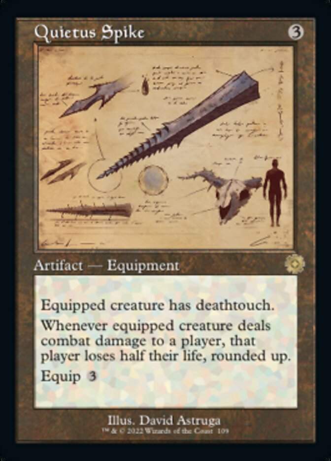 Quietus Spike (Retro Schematic) [The Brothers' War Retro Artifacts] | Clutch Gaming