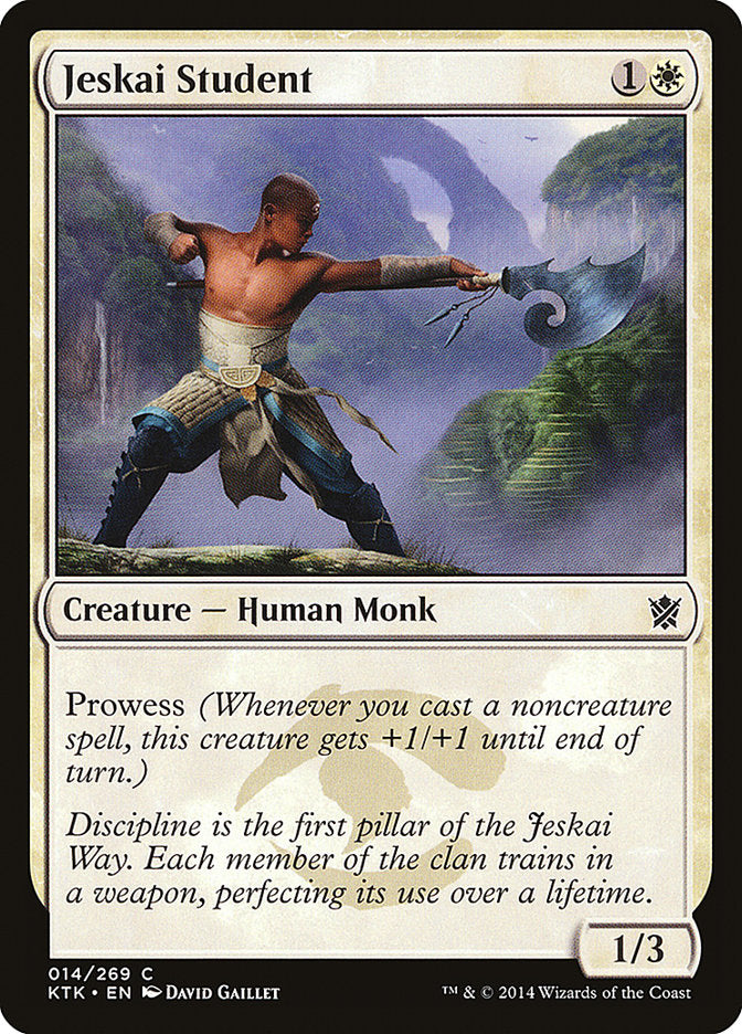 Jeskai Student [Khans of Tarkir] | Clutch Gaming