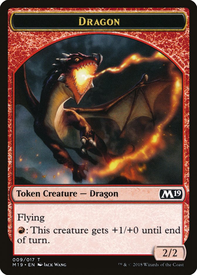 Dragon Token (009/017) [Core Set 2019 Tokens] | Clutch Gaming