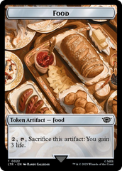 Smaug // Food (0022) Double-Sided Token (Surge Foil) [The Lord of the Rings: Tales of Middle-Earth Tokens] | Clutch Gaming