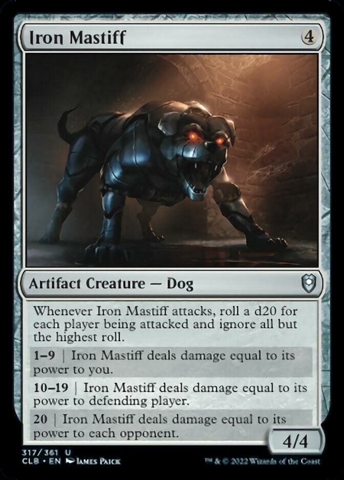 Iron Mastiff [Commander Legends: Battle for Baldur's Gate] | Clutch Gaming