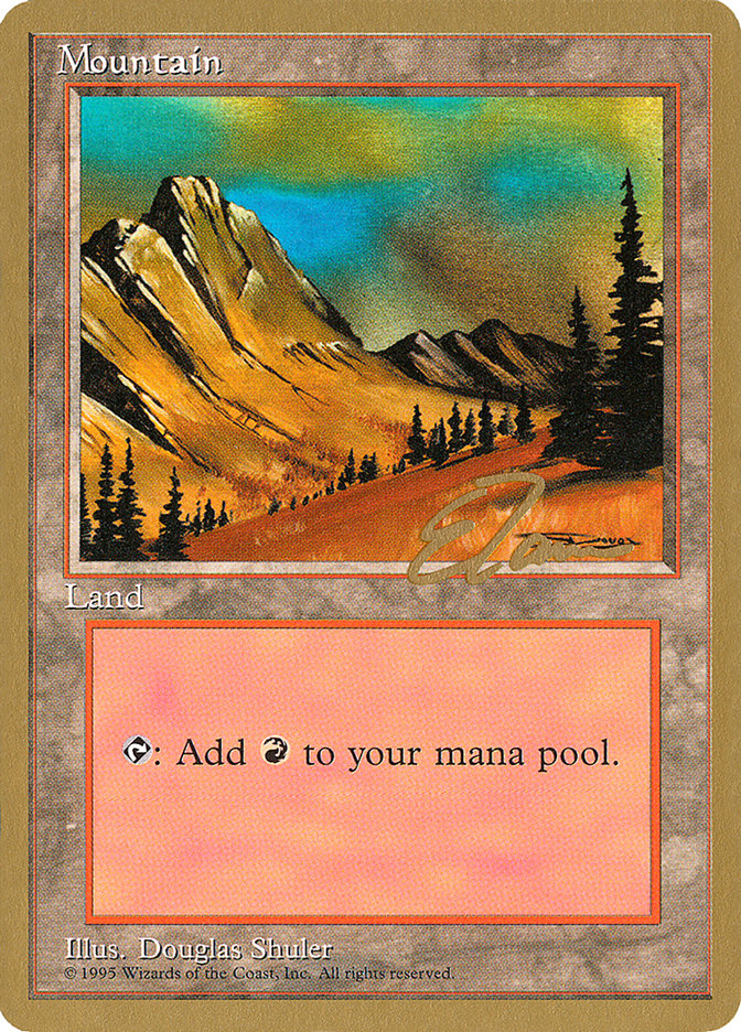 Mountain (et375) (Eric Tam) [Pro Tour Collector Set] | Clutch Gaming