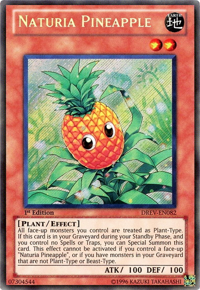 Naturia Pineapple [DREV-EN082] Secret Rare | Clutch Gaming