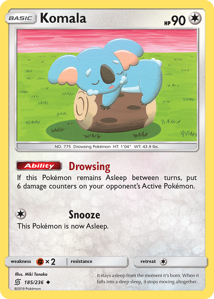 Komala (185/236) [Sun & Moon: Unified Minds] | Clutch Gaming