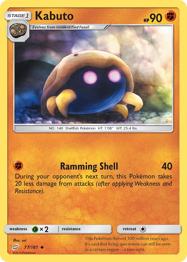 Kabuto (77/181) [Sun & Moon: Team Up] | Clutch Gaming