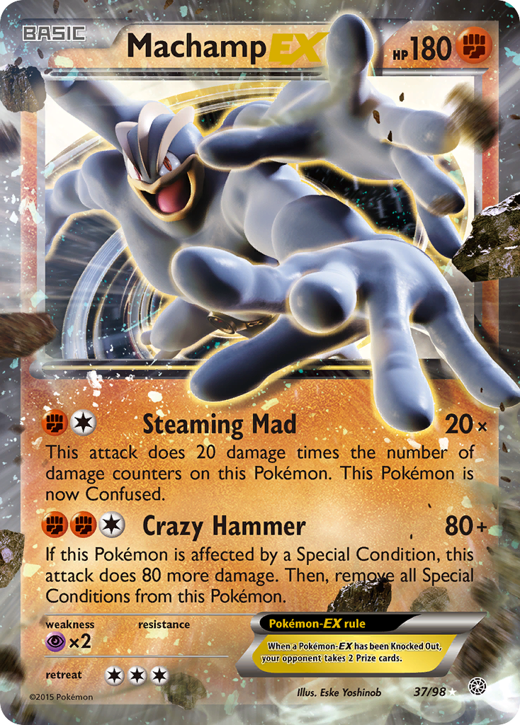 Machamp EX (37/98) [XY: Ancient Origins] | Clutch Gaming