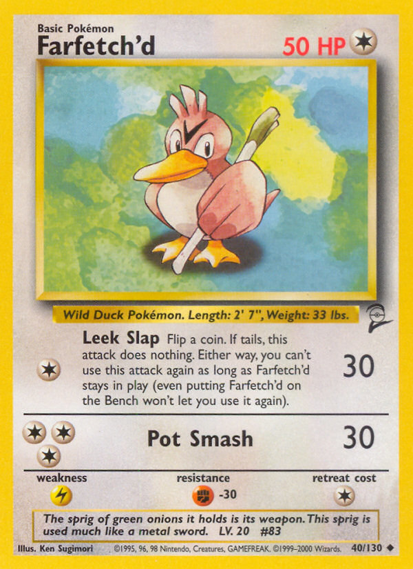 Farfetch'd (40/130) [Base Set 2] | Clutch Gaming