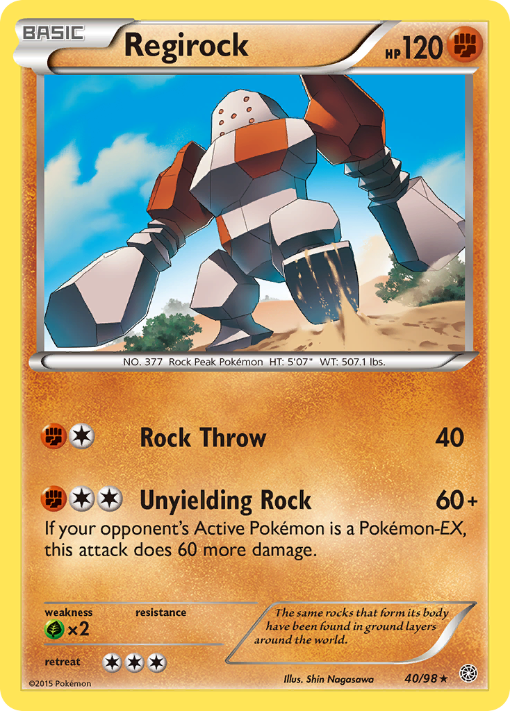 Regirock (40/98) [XY: Ancient Origins] | Clutch Gaming