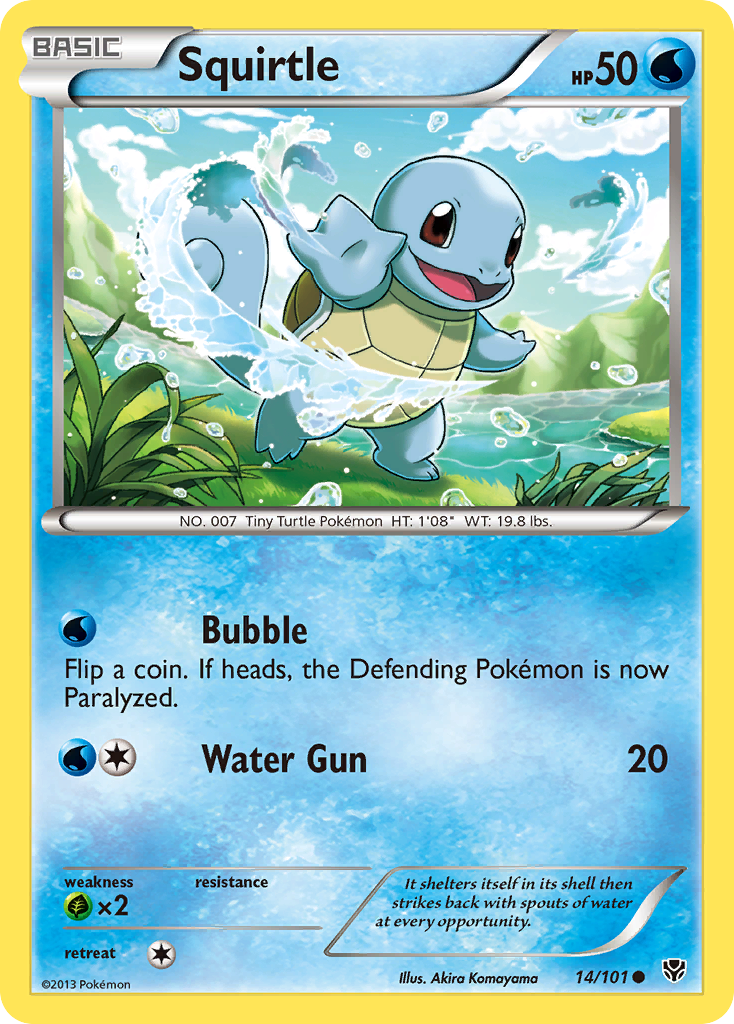 Squirtle (14/101) [Black & White: Plasma Blast] | Clutch Gaming