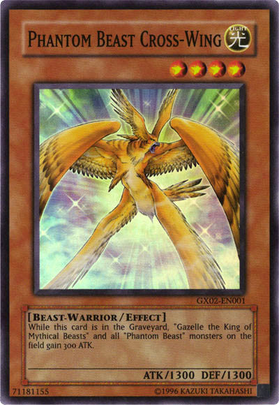 Phantom Beast Cross-Wing [GX02-EN001] Super Rare | Clutch Gaming