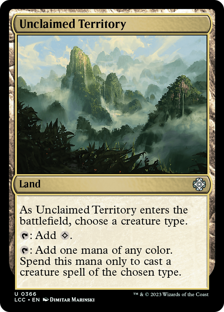 Unclaimed Territory [The Lost Caverns of Ixalan Commander] | Clutch Gaming