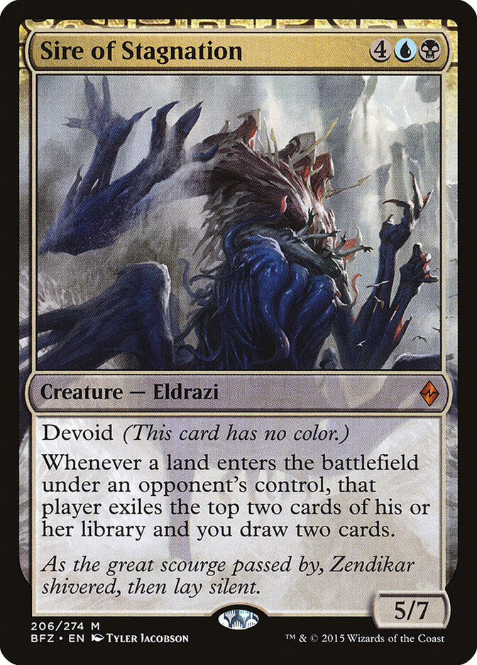 Sire of Stagnation [Battle for Zendikar] | Clutch Gaming