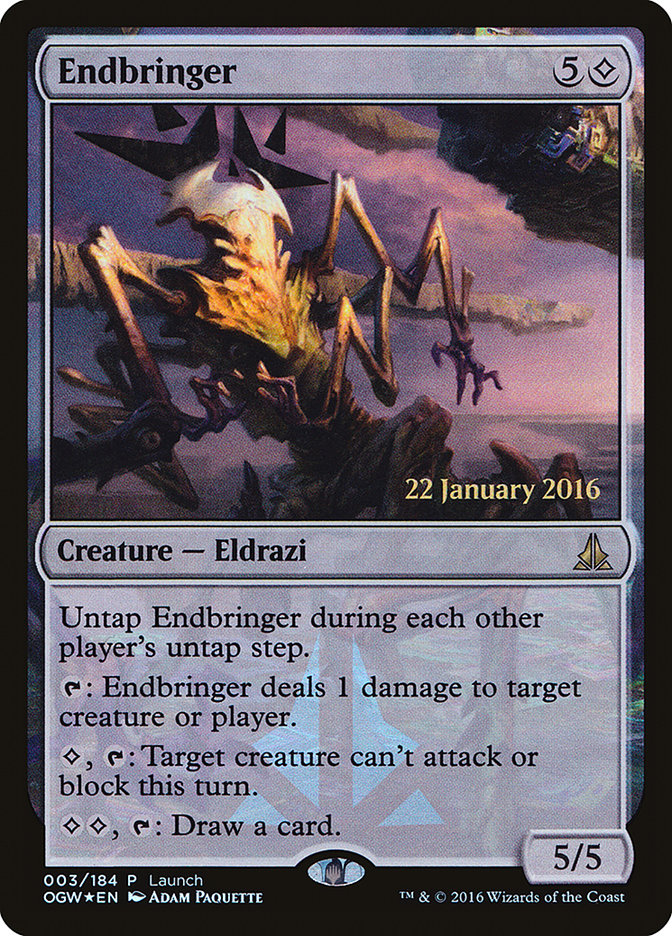 Endbringer (Prerelease) [Oath of the Gatewatch Promos] | Clutch Gaming