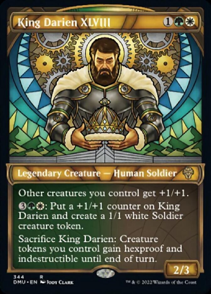 King Darien XLVIII (Showcase Textured) [Dominaria United] | Clutch Gaming