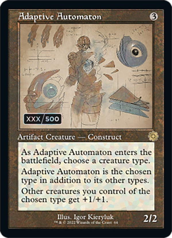 Adaptive Automaton (Retro Schematic) (Serial Numbered) [The Brothers' War Retro Artifacts] | Clutch Gaming