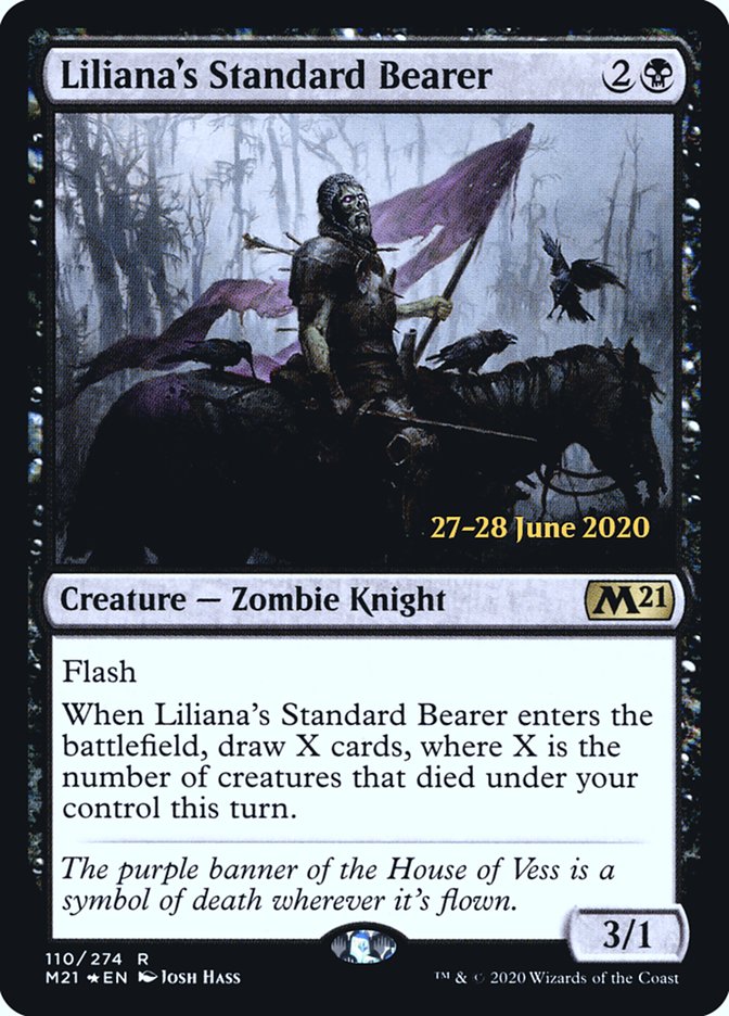 Liliana's Standard Bearer [Core Set 2021 Prerelease Promos] | Clutch Gaming