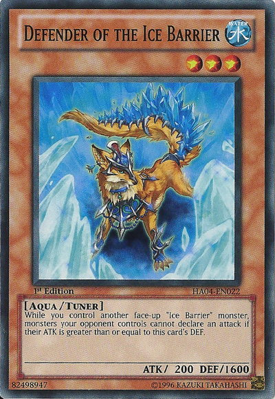 Defender of the Ice Barrier [HA04-EN022] Super Rare | Clutch Gaming