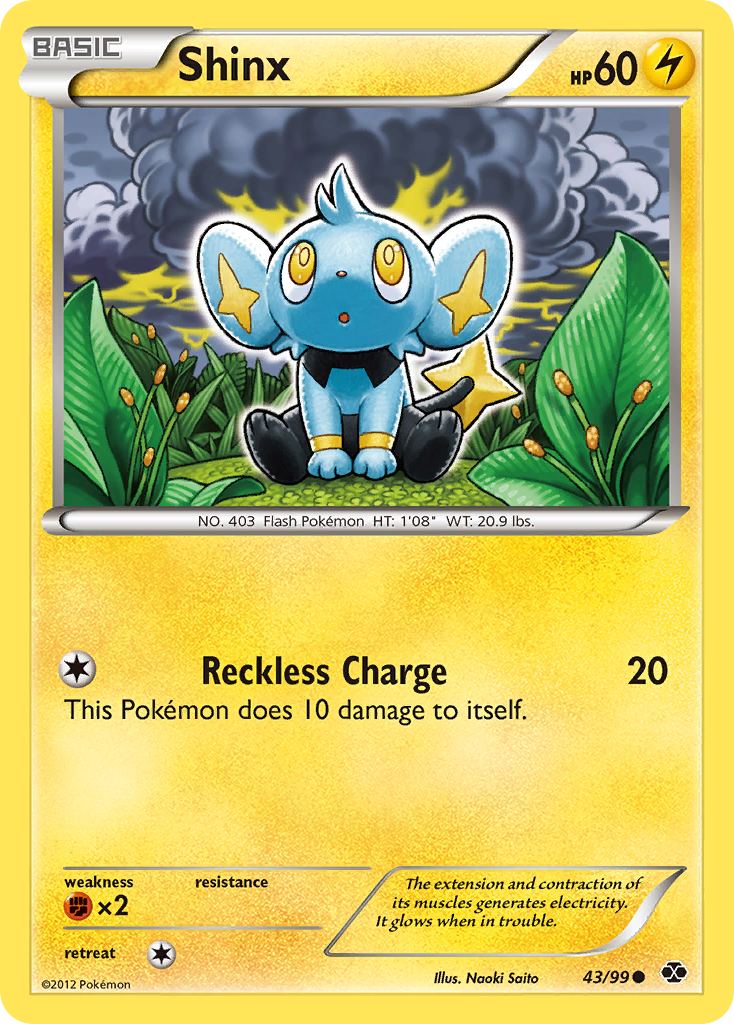 Shinx (43/99) [Black & White: Next Destinies] | Clutch Gaming