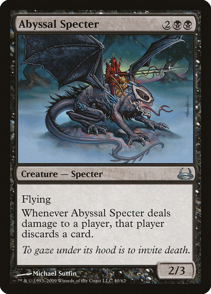 Abyssal Specter [Duel Decks: Divine vs. Demonic] | Clutch Gaming