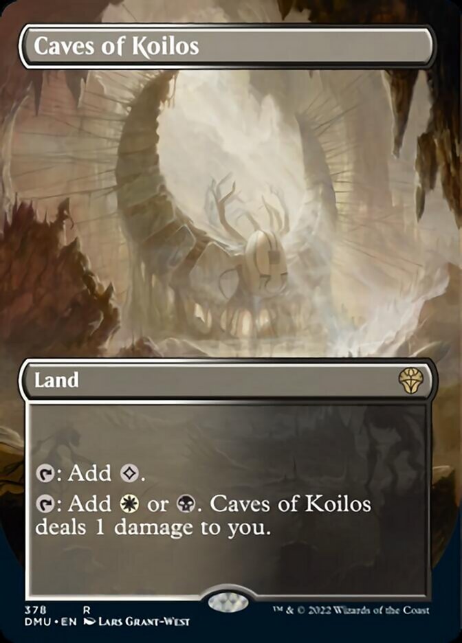 Caves of Koilos (Borderless Alternate Art) [Dominaria United] | Clutch Gaming