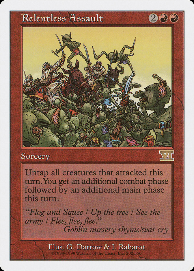 Relentless Assault [Classic Sixth Edition] | Clutch Gaming
