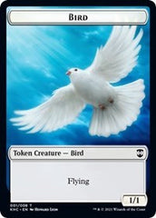 Bird // Spirit Double-Sided Token [Kaldheim Commander Tokens] | Clutch Gaming